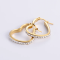Heart Hoop Earrings